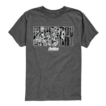Boys 8-20 Marvel Avengers: Doomsday Group Logo Short Sleeve Graphic Tee