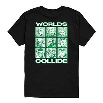 Boys 8-20 Marvel Avengers: Doomsday "Worlds Collide" Short Sleeve Graphic Tee
