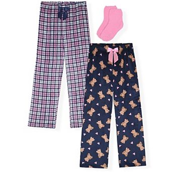 Sleep On It Girls 2-Pack Fleece Pajama Pants