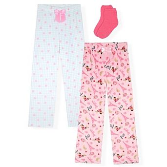Sleep On It Girls 2-Pack Fleece Pajama Pants