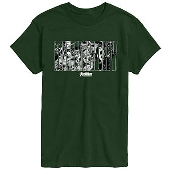 Men's Marvel Avengers: Doomsday Group Logo Short Sleeve Graphic Tee