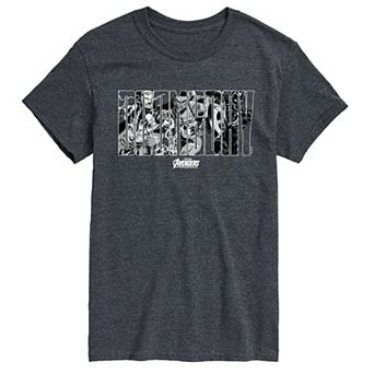 Men's Marvel Avengers: Doomsday Group Logo Short Sleeve Graphic Tee