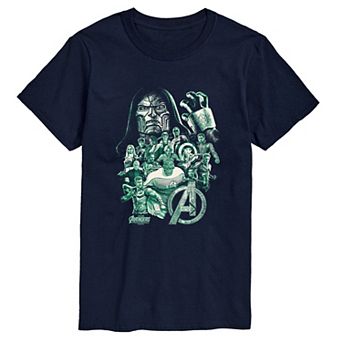 Men's Marvel Avengers: Doomsday Doctor Doom vs. Heroes Short Sleeve Graphic Tee