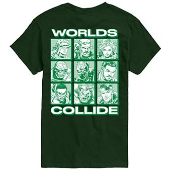 Men's Marvel Avengers: Doomsday "Worlds Collide" Short Sleeve Graphic Tee