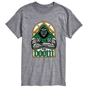 Men's Marvel Avengers: Doomsday Doctor Doom Stained Glass Short Sleeve Graphic Tee