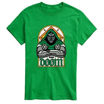 Men's Marvel Avengers: Doomsday Doctor Doom Stained Glass Short Sleeve Graphic Tee
