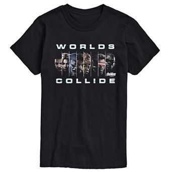 Men's Marvel Avengers: Doomsday "Worlds Collide" Short Sleeve Graphic Tee