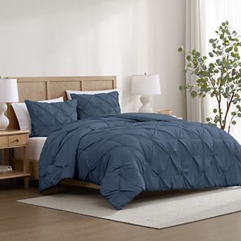 Swift Home Pintuck Comforter Set with Shams