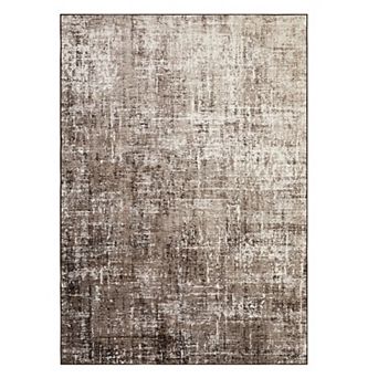 Abstract Distressed Area Rug Machine Washable Anti‑Pilling Foldable Carpet for Living Room Bedroom