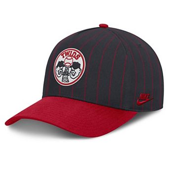 Male Nike Navy/Red Minnesota Twins Cooperstown Rise A-Frame Adjustable Hat