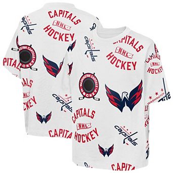 Youth Outerstuff White Washington Capitals Unstoppable Elevated T-Shirt