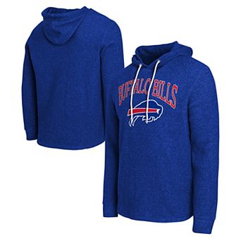 Men's Darius Rucker Collection by Fanatics Royal Buffalo Bills Waffle Knit Hooded Tri-Blend Long Sleeve T-Shirt