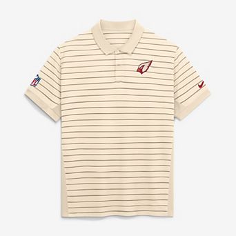 Men's Nike Natural Arizona Cardinals Rivalries Collection Sideline Victory Polo