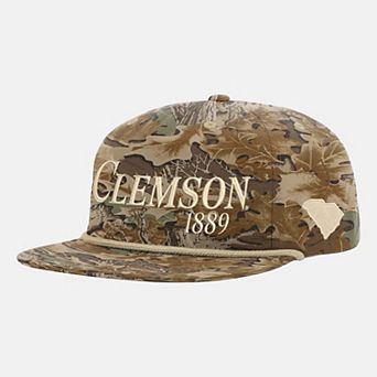 Unisex Uscape Apparel Camo Clemson Tigers Traditional Trail Golfer Adjustable Hat