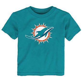 Toddler Outerstuff Aqua Miami Dolphins Primary Logo T-Shirt