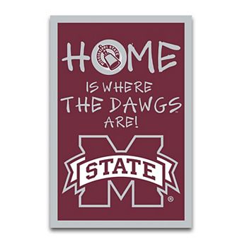 Mississippi State Bulldogs Home Is Where 12" x 18" Garden Flag