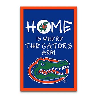 "Florida Gators Home Is Where 12"" x 18"" Garden Flag"