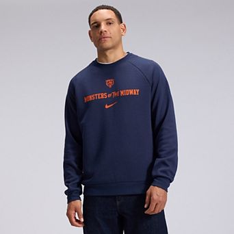 Men's Nike Navy Chicago Bears 2026 Rivalries Collection Dri-FIT Crew Sweatshirt