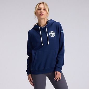 Women's Nike Navy Tennessee Titans 2026 Rivalries Collection Standard Issue Sideline Pullover Hoodie