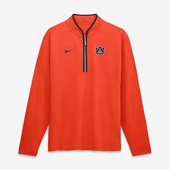 Men's Nike Orange Auburn Tigers Courtside Victory Dri-FIT Half-Zip Pullover