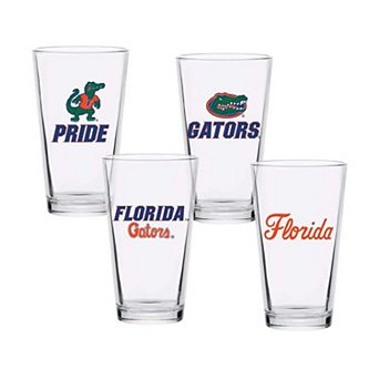 Florida Gators 16oz. Collector Pint Glass Four-Piece Set