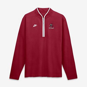 Men's Nike Crimson Alabama Crimson Tide Courtside Victory Dri-FIT Half-Zip Pullover