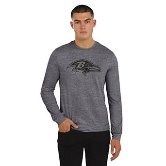 Men's J. Palmer Charcoal Baltimore Ravens Four Down Long Sleeve T-Shirt