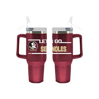 The Memory Company Florida State Seminoles 40oz. Stainless Steel Team Color Tumbler with Flip Straw