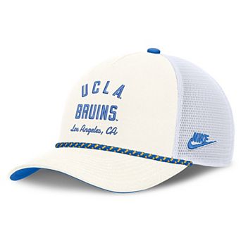 Unisex Nike White UCLA Bruins Mascot Rope Trucker Adjustable Hat