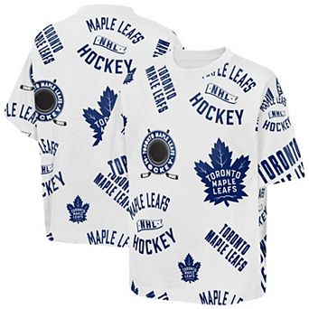 Youth Outerstuff White Toronto Maple Leafs Unstoppable Elevated T-Shirt