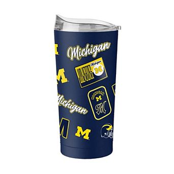 Logo Brands Michigan Wolverines 20oz. Dreamweave Powder Coat Tumbler