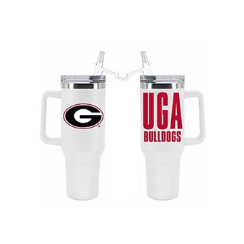 The Memory Company Georgia Bulldogs 40oz. Stainless Steel Tumbler with Flip Straw