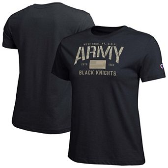 Women's Champion Black Army Black Knights Operation Hat Trick Core T-Shirt