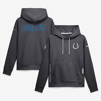 Women's Nike Anthracite Indianapolis Colts 2026 Rivalries Collection Standard Issue Sideline Pullover Hoodie