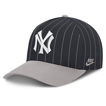 Male Nike Navy/Gray New York Yankees Cooperstown Rise A-Frame Adjustable Hat