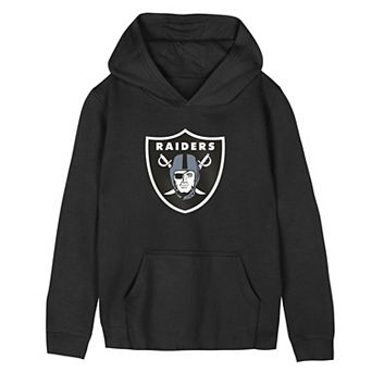Preschool Outerstuff Black Las Vegas Raiders Primary Logo Fleece Hoodie
