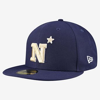 Men's New Era Navy Navy Midshipmen Core 59FIFTY Fitted Hat