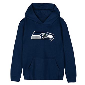 Preschool Outerstuff College Navy Seattle Seahawks Primary Logo Fleece Hoodie