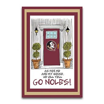 Florida State Seminoles As For Me 12" x 18" Garden Flag
