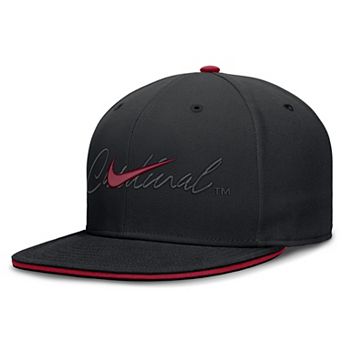 Men's Nike Black Stanford Cardinal Dri-FIT Primetime Script Fitted Hat