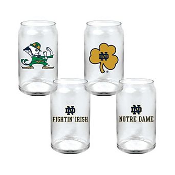 Indigo Falls Notre Dame Fighting Irish Core Collectors Glass Can 4-Pack Set