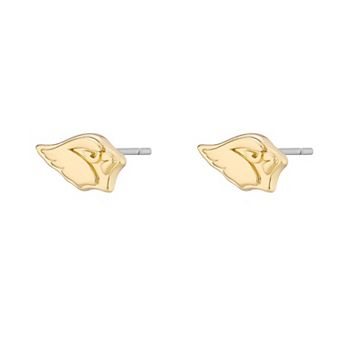 Women's LUV AJ Gold Arizona Cardinals Logo Stud Earrings
