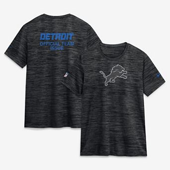 Women's Nike Black Detroit Lions 2026 Rivalries Collection Sideline Velocity Dri-FIT T-Shirt