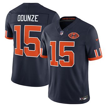 Men's Nike Rome Odunze Navy Chicago Bears 2026 Rivalries Collection Stitched Limited Jersey