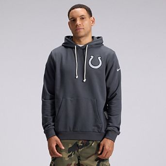Men's Nike Anthracite Indianapolis Colts 2026 Rivalries Collection Standard Issue Sideline Pullover Hoodie