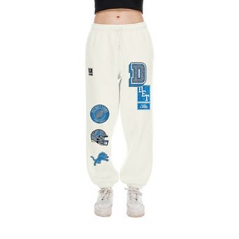 Women's New Era Cream Detroit Lions Academic Sweatpants