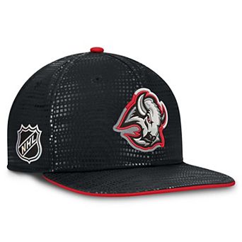 Men's Fanatics Black Buffalo Sabres Alternate Authentic Pro Rink Snapback Hat