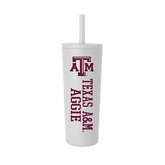 Texas A&M Aggies 24oz. No Spill Straw Tumbler