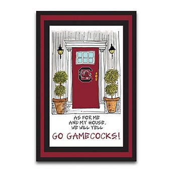 South Carolina Gamecocks As For Me 12" x 18" Garden Flag