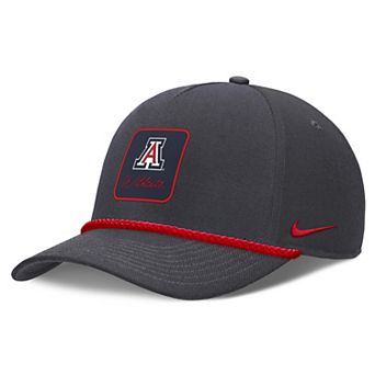 Unisex Nike Anthracite Arizona Wildcats Script Rope Rise Adjustable Hat